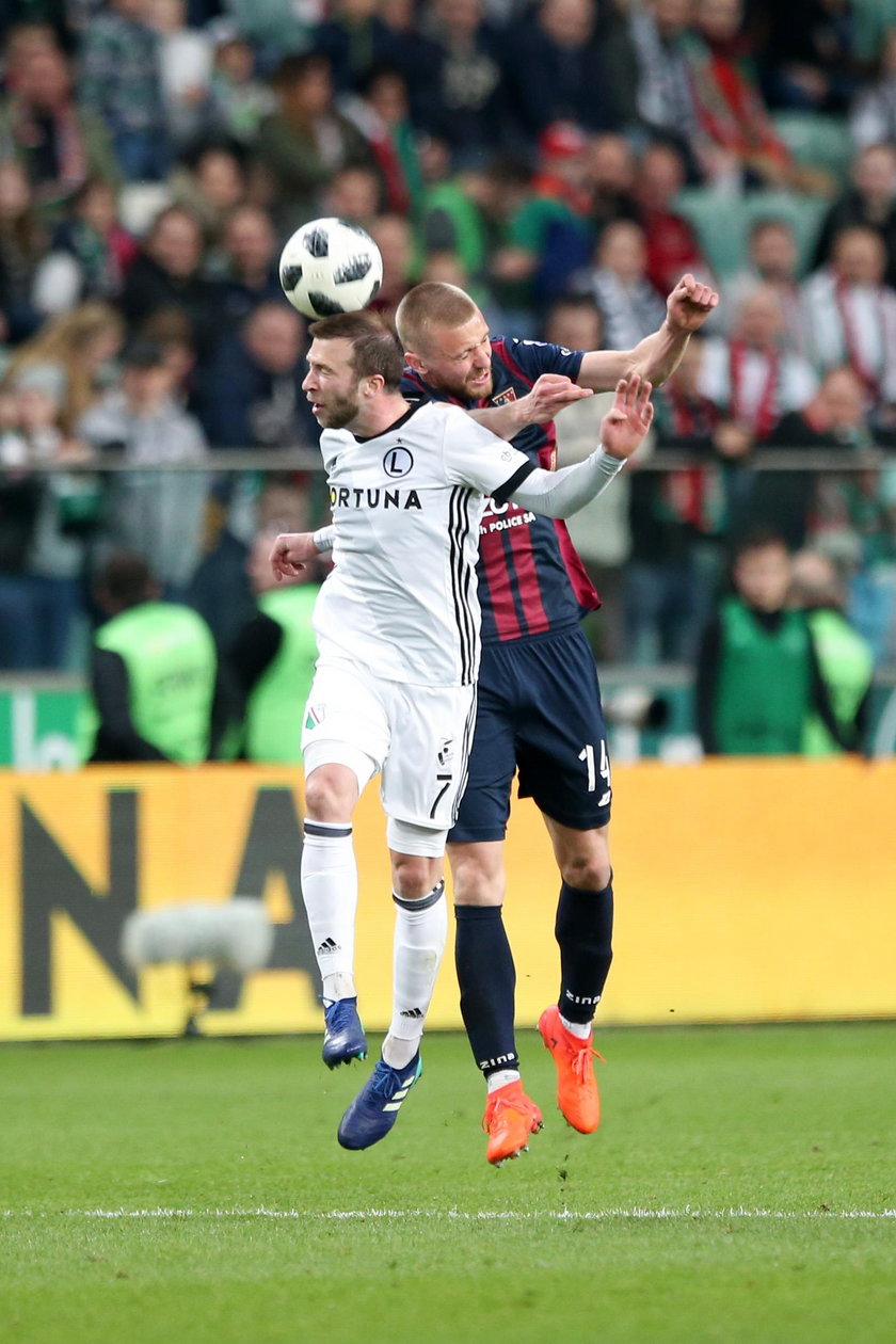 Pilka nozna. Ekstraklasa. Legia Warszawa - Pogon Szczecin. 07.04.2018