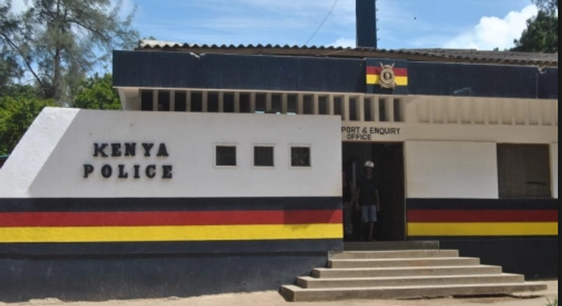 File image of a police station in Kenya