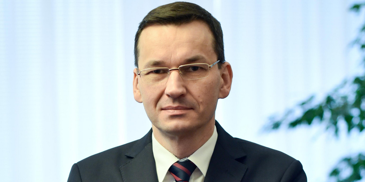 Wicepremier Mateusz Morawiecki