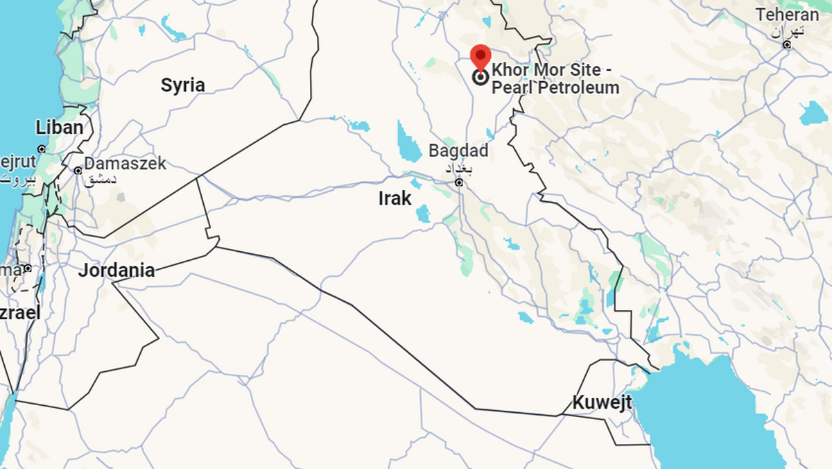 Pożar na północy Iraku. Rakiety uderzyły w kompleks gazowy