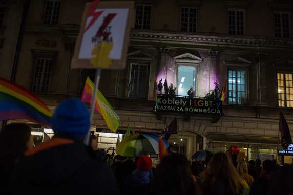 Protesty w Warszawie 29 października