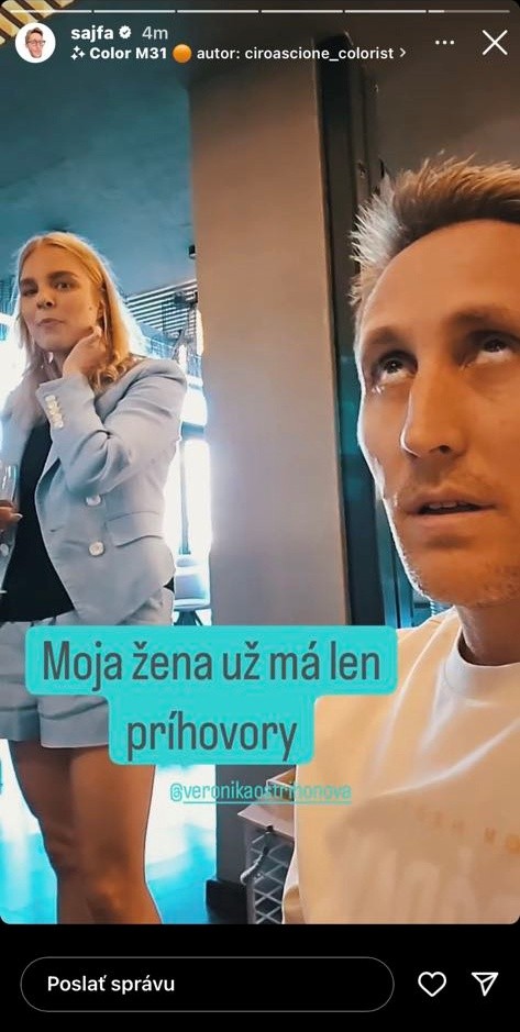 Sajfa zverejnil video na instagramovom profile.