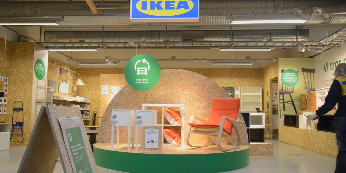 Ikea chce zmniejszyć liczbę mebli, które trafiają na śmietnik.