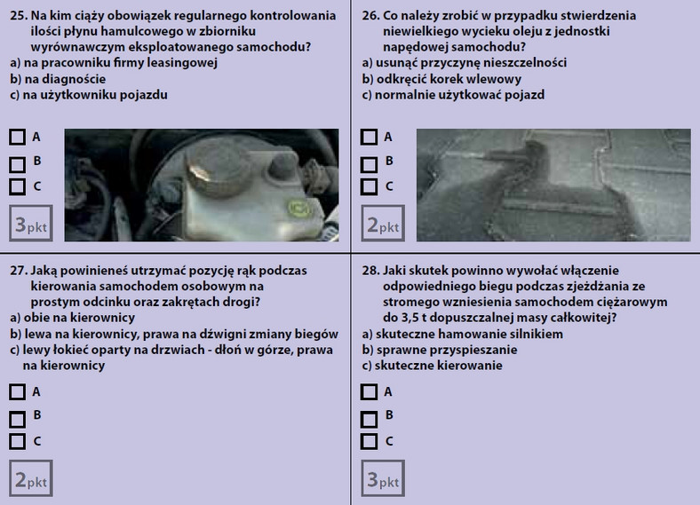 Egzamin teoretyczny na prawo jazdy - zestaw 2