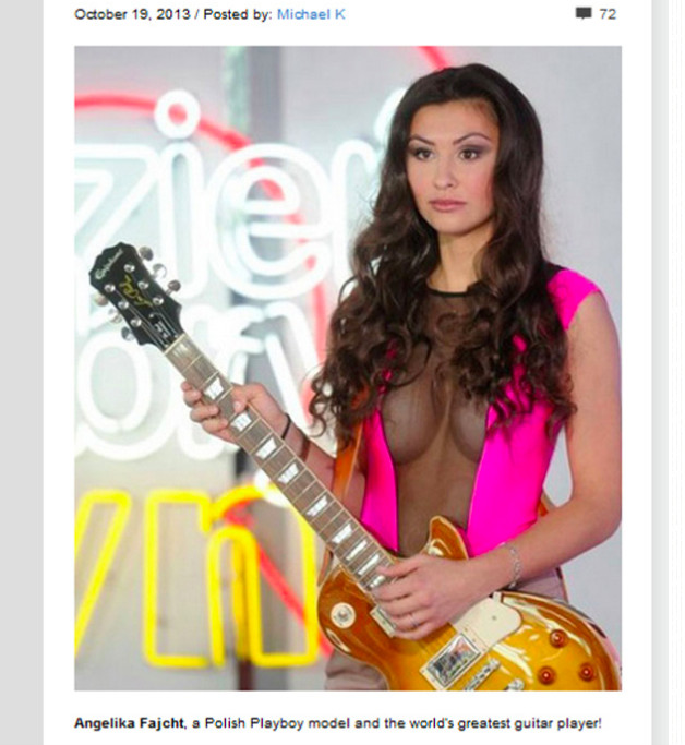 Gitarzystka, modelka z Libanu, celebrytka..., fot. screen z pudelek.pl