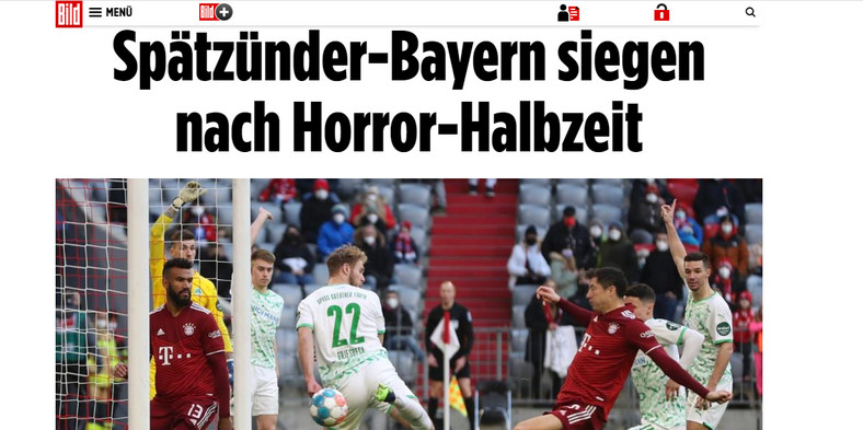 Dziennik "Bild" nie szczędził krytyki pod adresem Bayernu