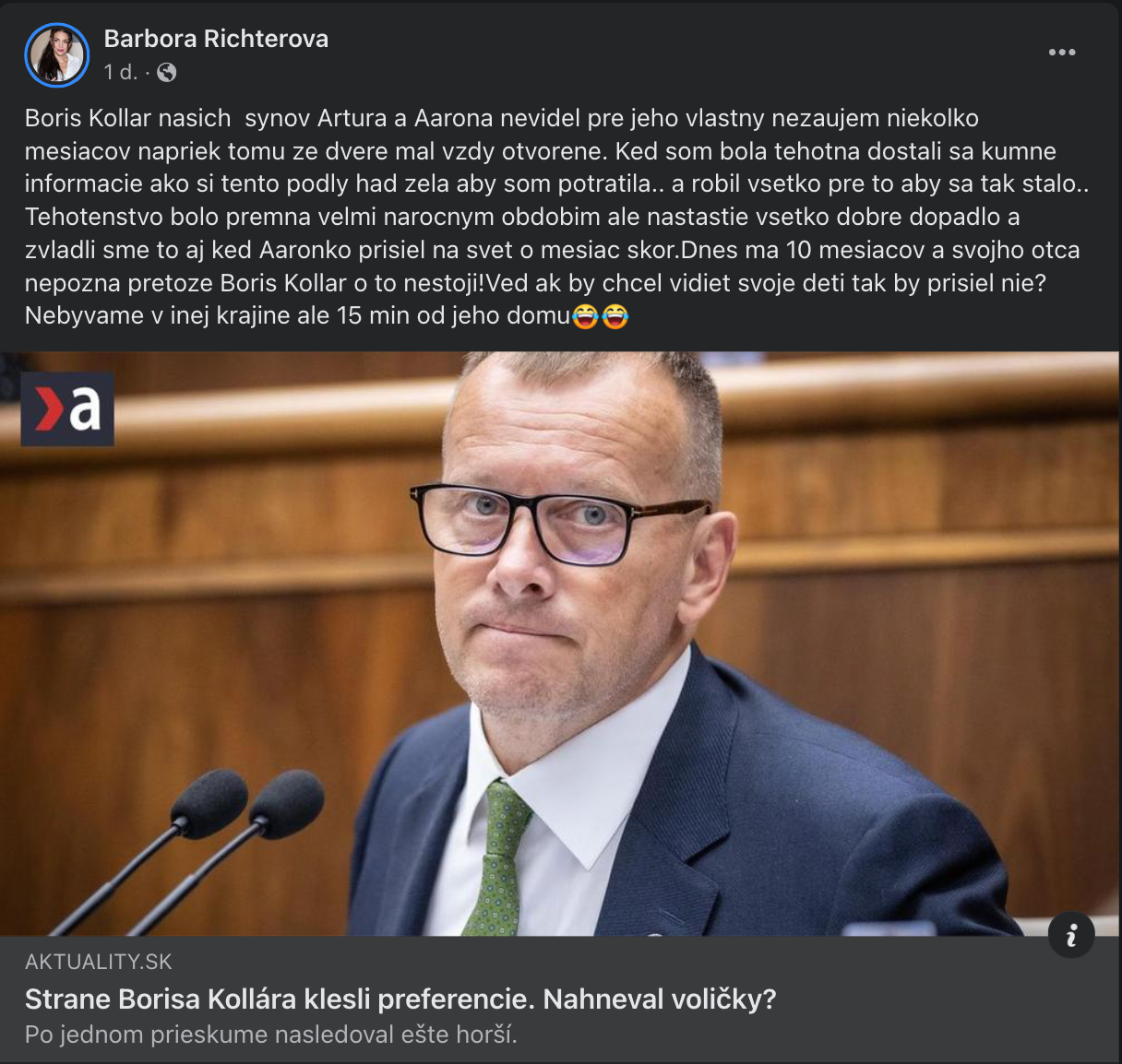 Richetrovej spor s Kollárom nekončí.
