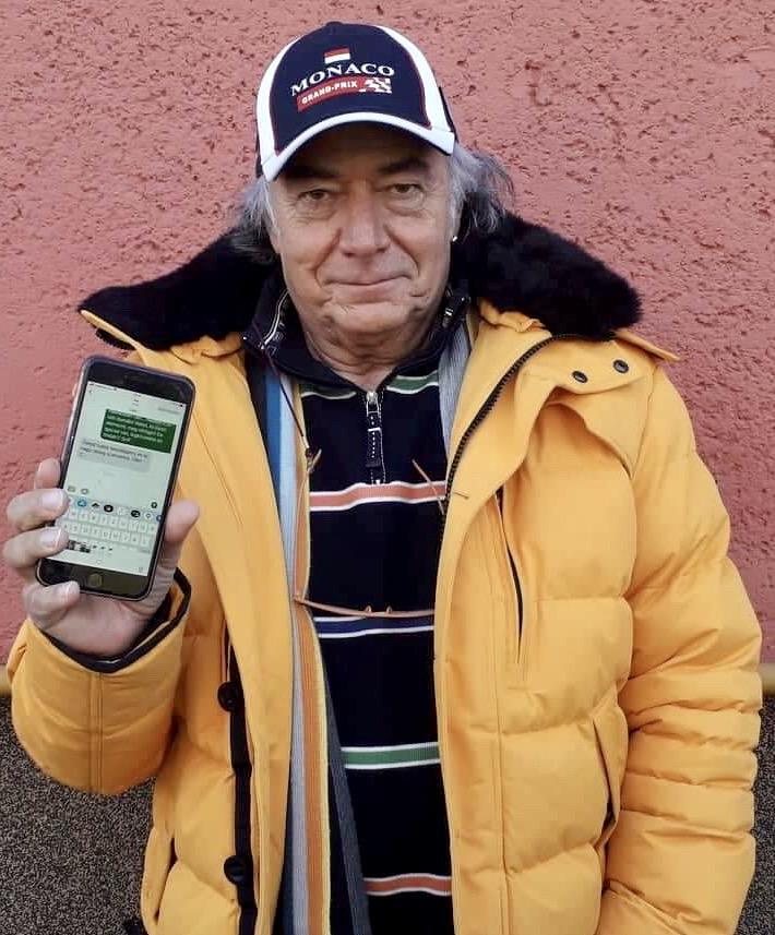 Szigeti Ferenc jó szívvel emlékszik barátjára, Cipő utolsó üzenetét új telefonjába is átmenti.