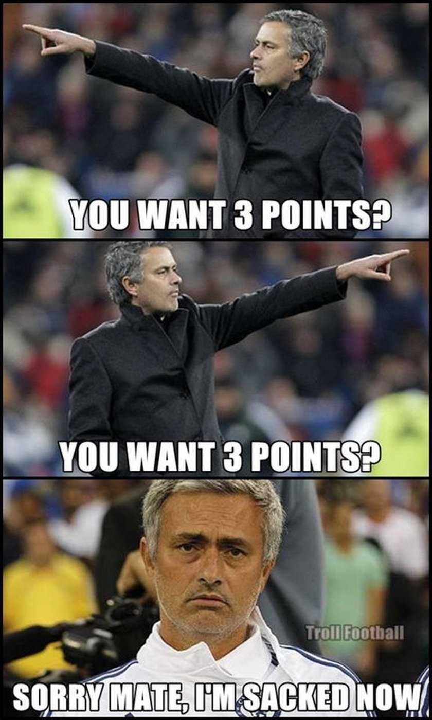 Memy po zwolnieniu Jose Mourinho z Chelsea. GALERIA