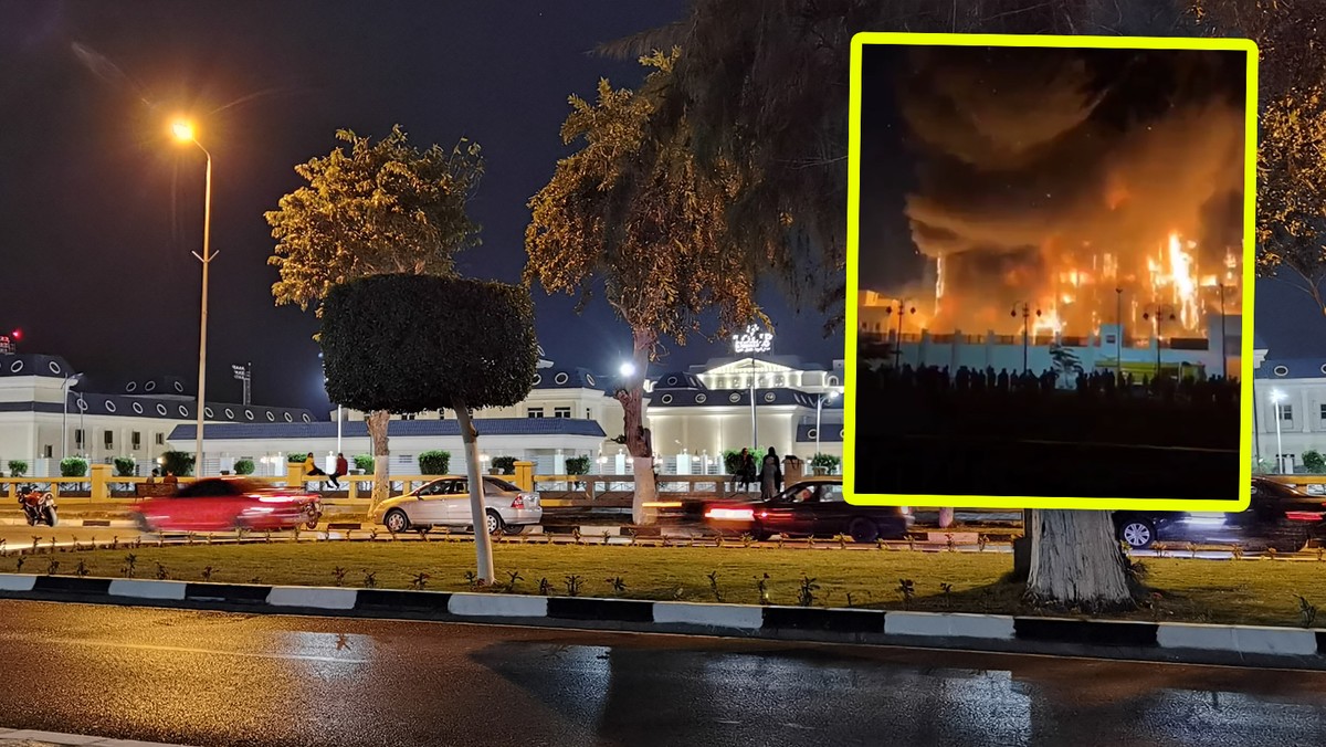 Pożar komendy policji w Egipcie. 38 osób zostało rannych