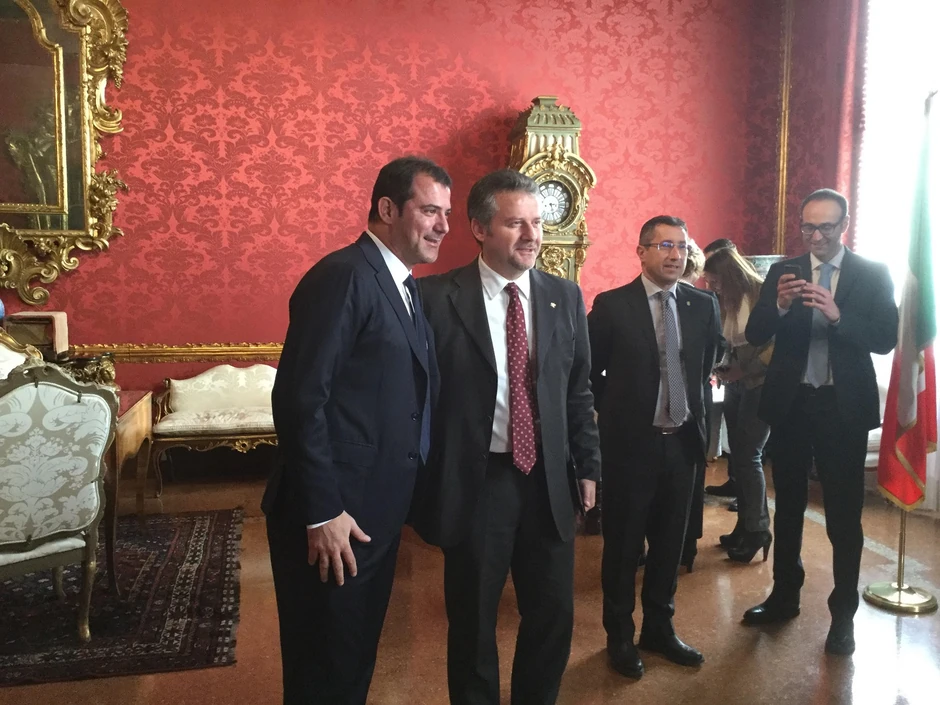 Kao deo srpske delegacije je i Dejan Stankovic, proslavljeni fudbaler