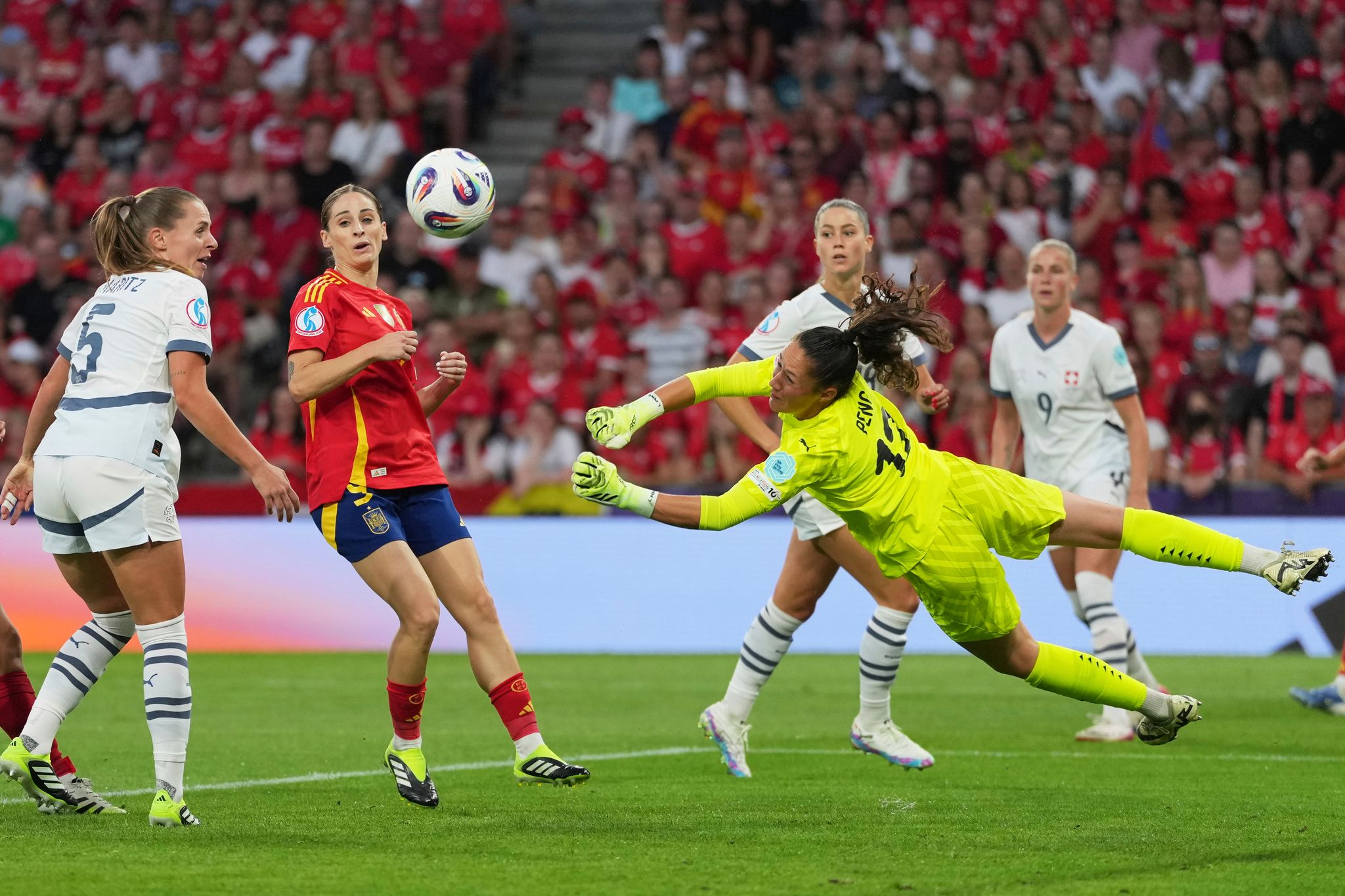 Schweiz scheitert 0:2 an Spanien im EM-Viertelfinale