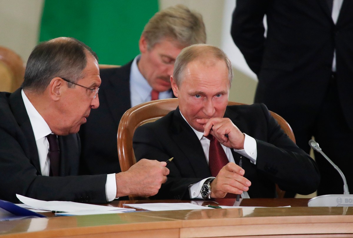 Władimir Putin i Siergiej Ławrow