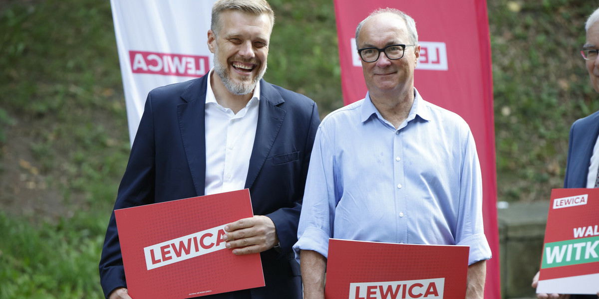 Liderzy Lewicy: Adrian Zandberg i Włodzimierz Czarzasty