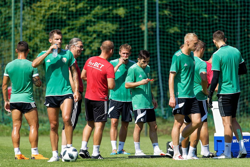 Pilka nozna. Ekstraklasa. Slask Wroclaw Trening. 23.08.2018