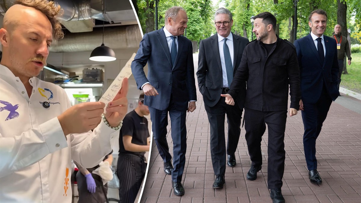 Specjalne menu w pociągu do Kijowa. Wiemy, co zamówili europejscy przywódcy