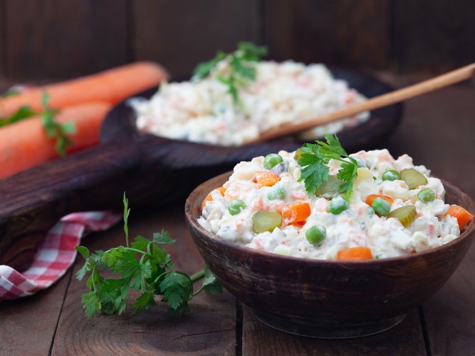 Ruska salata - originalni i najukusniji recepti
