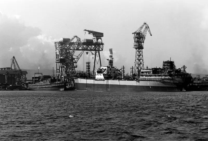 Port w Gdyni, 1967 r. 