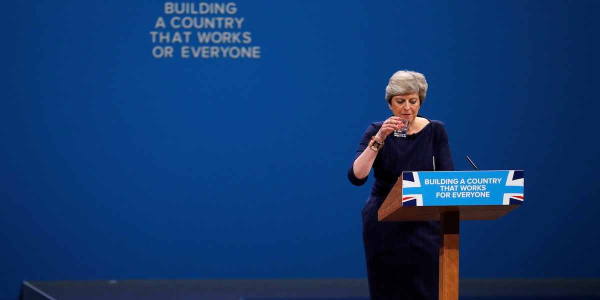 Theresa May's future as prime minister in doubt after disastrous conference speech