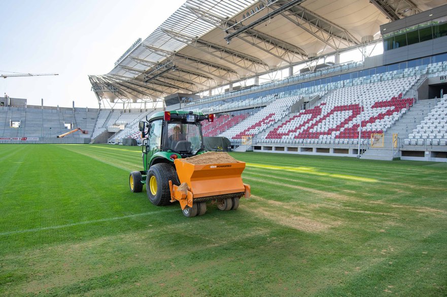 Budowa stadionu ŁKS październik 2020