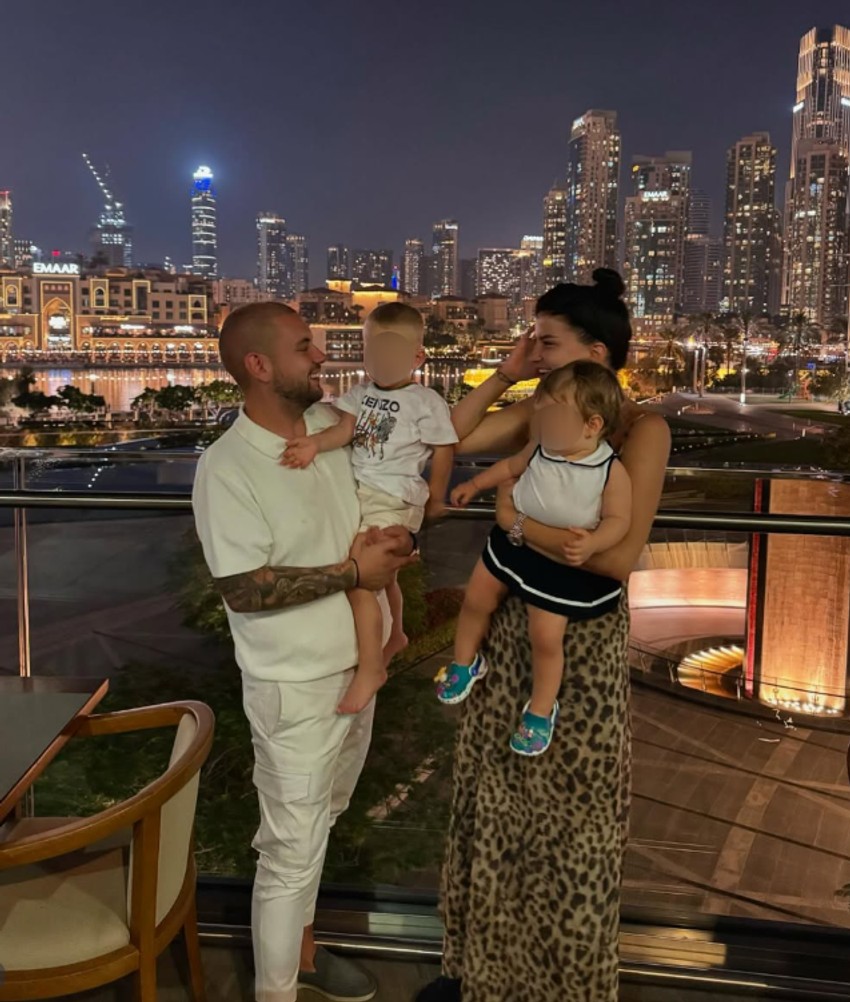 Đanijev sin sa ženom i decom