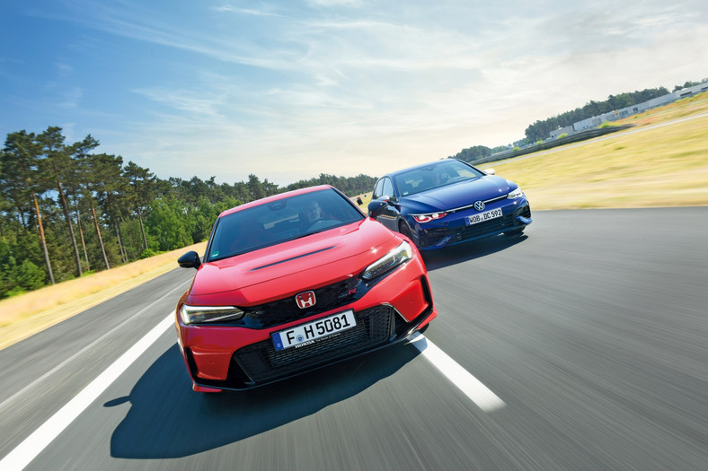 Honda Civic Type R kontra Volkswagen Golf R Performance