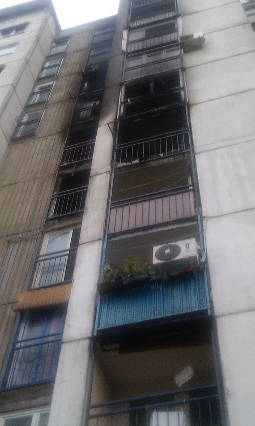 Izgoreli stan u Jurija Gagarina