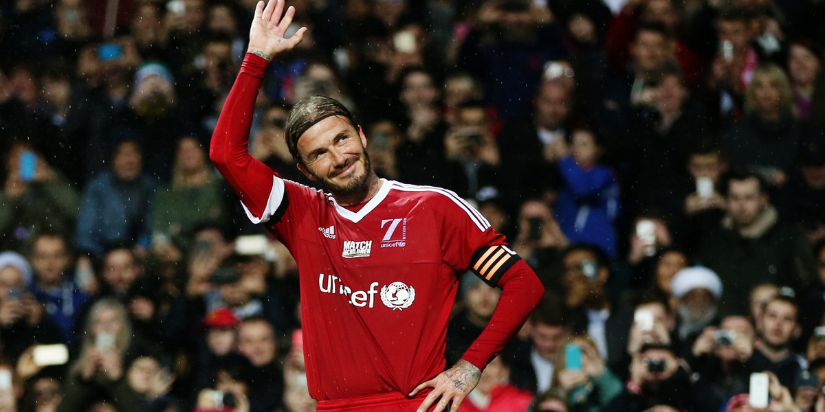 David Beckham zachwycony zagraniem niewidomego piłkarza! WIDEO