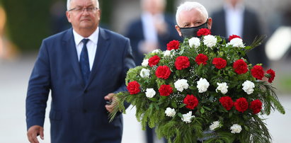 Kaczyński w urodziny Lecha z bratanicą na Wawelu