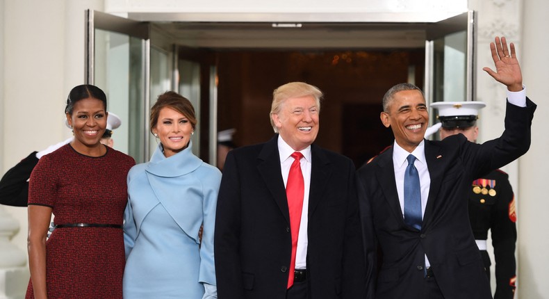 Melania Trump said the Obamas' team didn't give her adequate time to renovate the residence.JIM WATSON/AFP via Getty Images