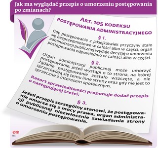 Jak ma wyglądać przepis o umorzeniu postępowania po zmianach?