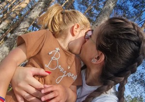 Lea Šekarić sa ćerkom