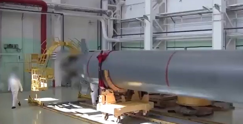 Tył rosyjskiej supertorpedy Posejdon