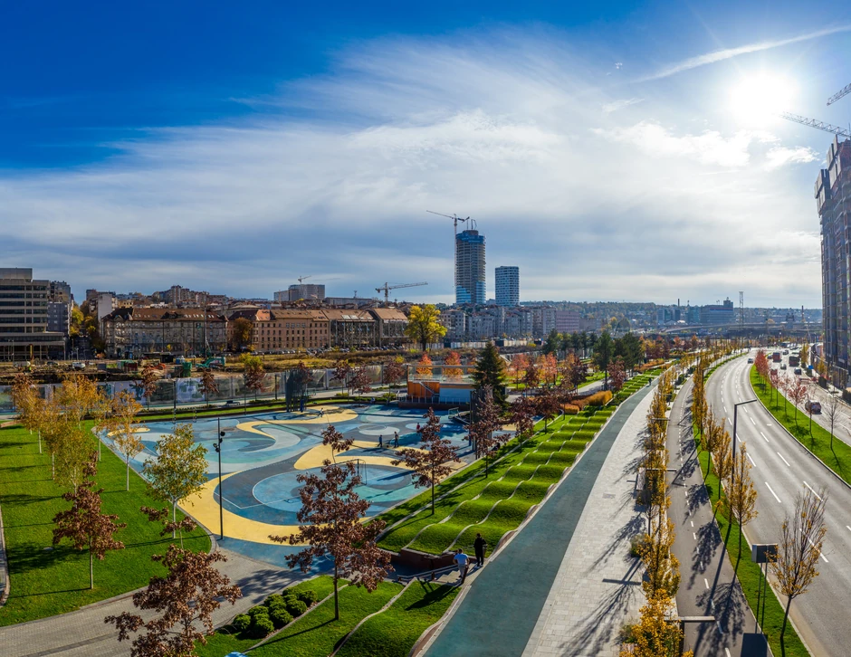 Park je praktično produžetak zgrade BW King's Park