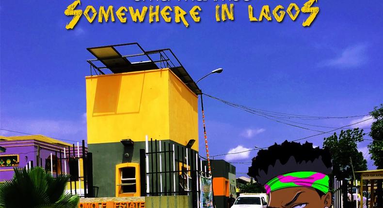 Oma Mahmud - Somewhere in Lagos EP front art cover