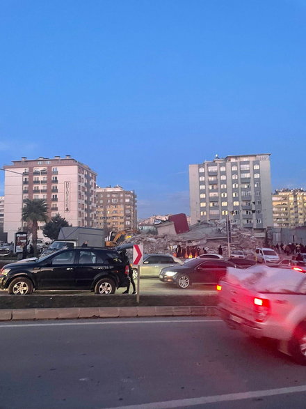 Skala trzęsienia ziemi w Kahramanmaraş