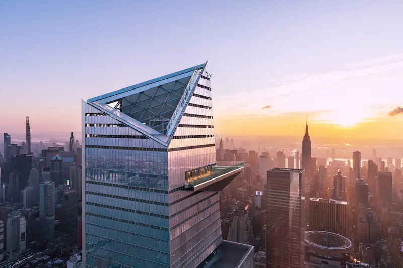 Wspinaczka na drapacz chmur Hudson Yards 30. Widok z 387 m powala