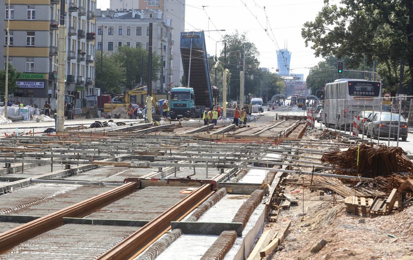 Tramwaje nie jadą na pl. Wileński