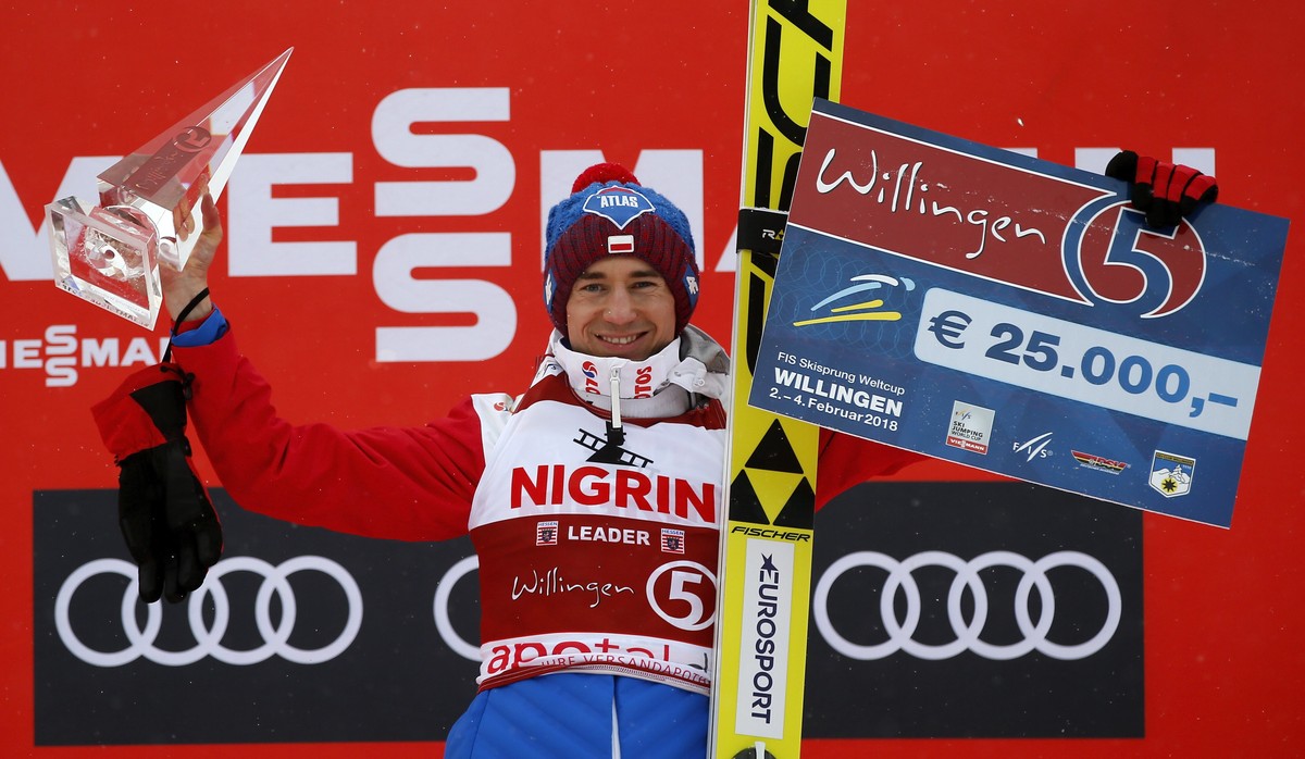 PŚ w skokach: Kamil Stoch liderem na liście zarobków. W tym sezonie zarobił już prawie 400 tys. zł