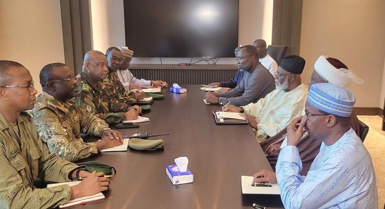 Retired General Abdulsalami Abubakar, Nigeria's former Head of State, leads the ECOWAS delegates to Niger to dialogue with the country's coup plotters. [Premium Times]