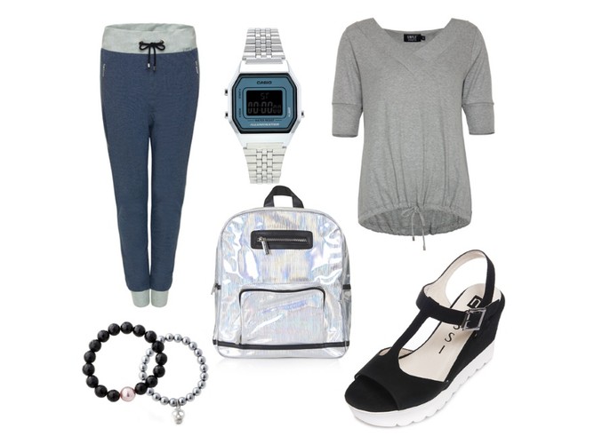 STYLIZACJE na lato z butami na koturnie