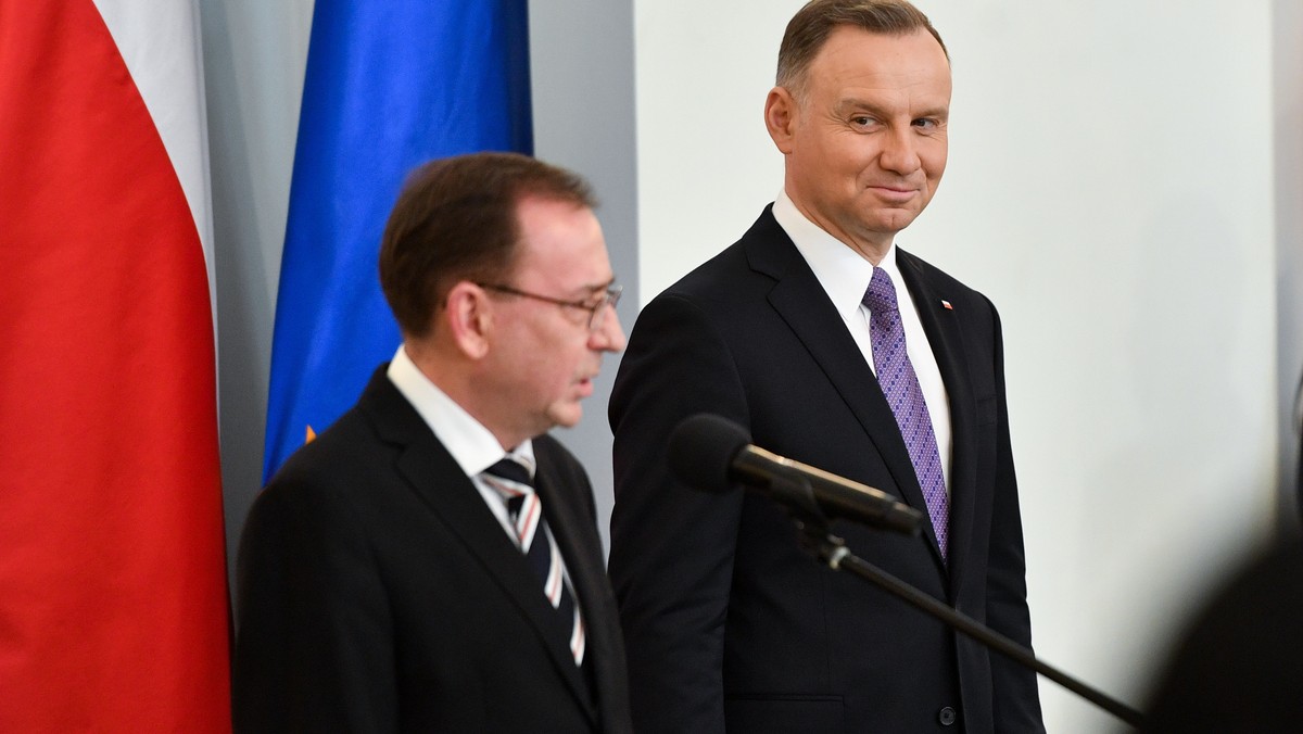 Mariusz Kamiński i Andrzej Duda