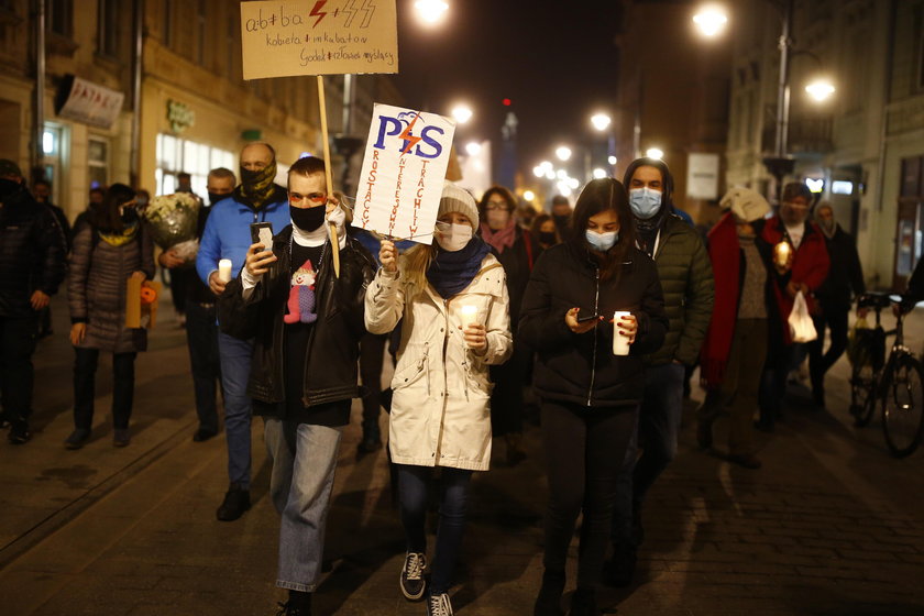 Manifestacja w Łodzi