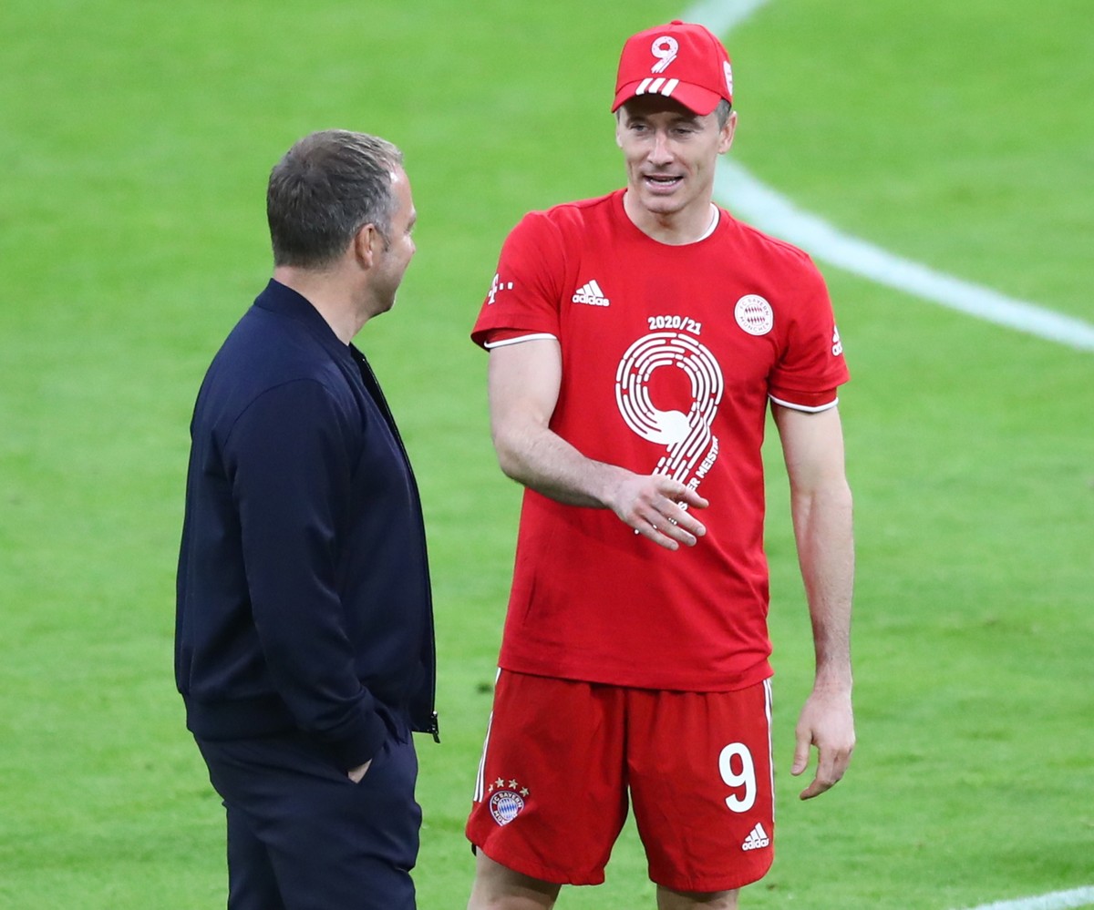 Hansi Flick i Robert Lewandowski