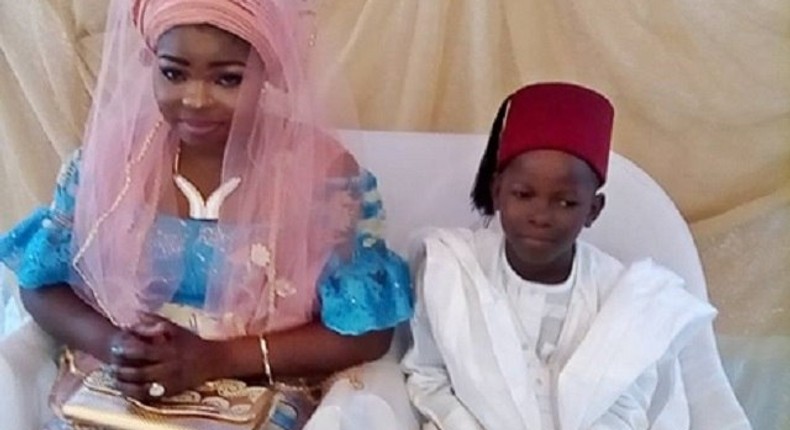 Amoke Alarape on her wedding day