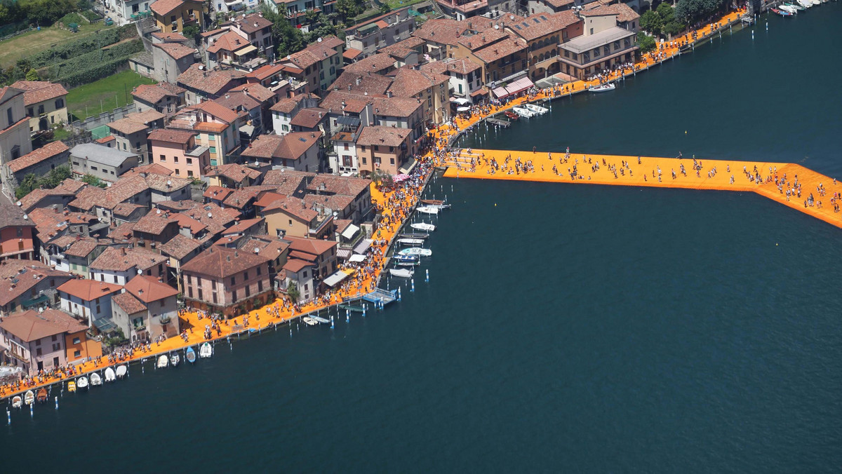 ITALY ARTS (Christo's project for Lake Iseo The Floating Piers)