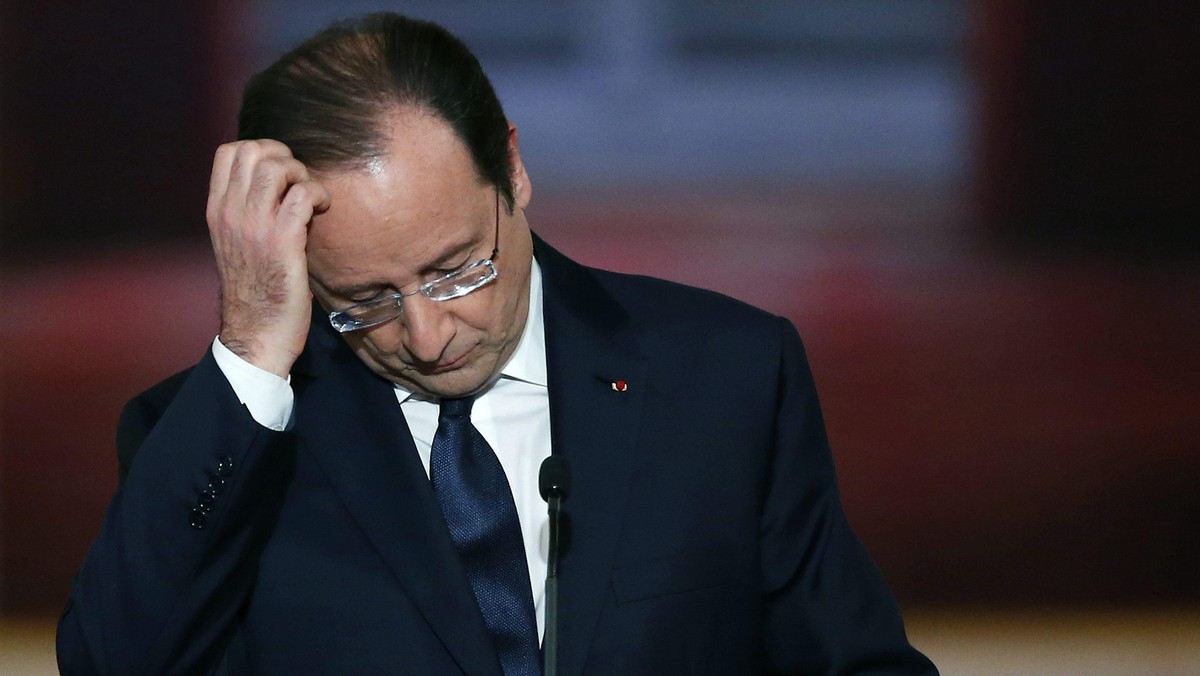 Prezydent Francji Francoise Hollande.