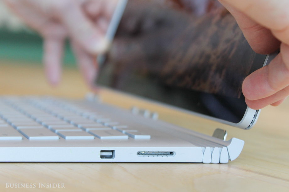 Microsoft's Surface Book laptop is also a tablet.