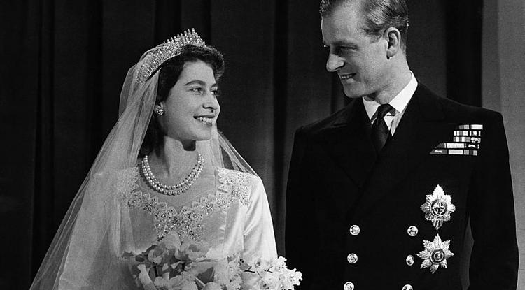 Erzsébet királynő esküvője 1947-ben