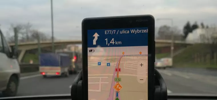 Nokia Lumia jako nawigacja